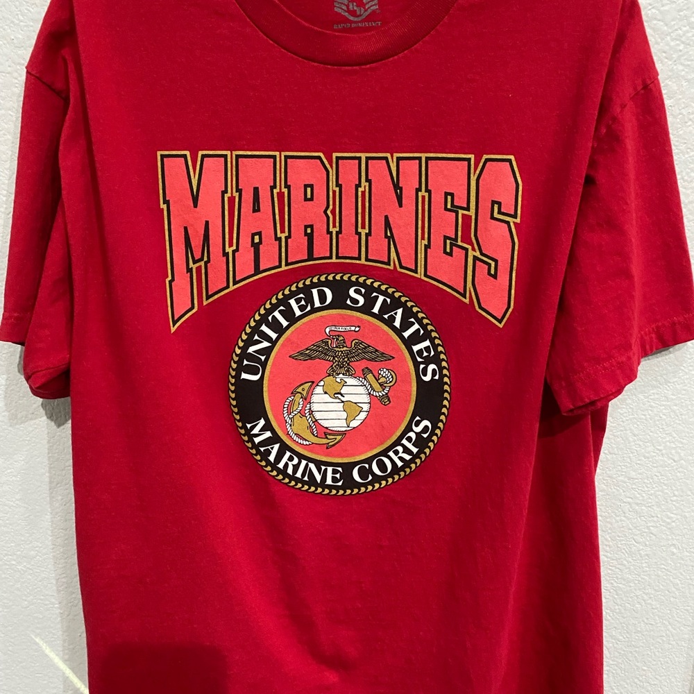 USMC RAPID dominance Short Sleeve tshirt / red / XL / brand new without tags